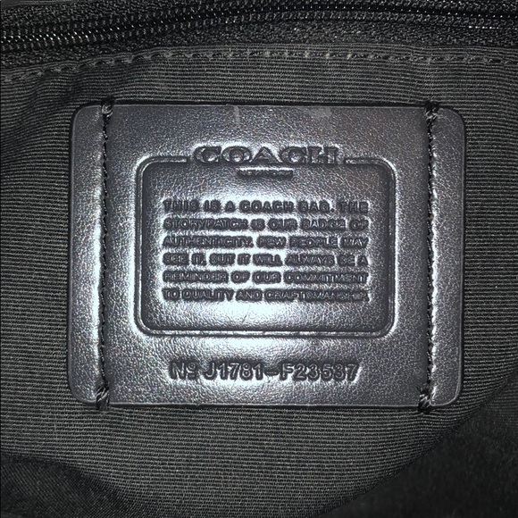 COACH pebbled leather Small Lexy handbag - Picture 5 of 8